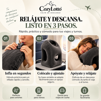 Cojín de Descanso para Viajes y Turnos